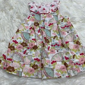 Janie and Jack floral fan dress size 6-12 months